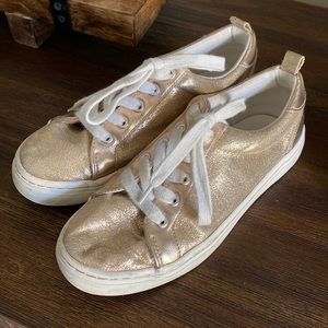 Gap Kids Gold Metallic Sneakers